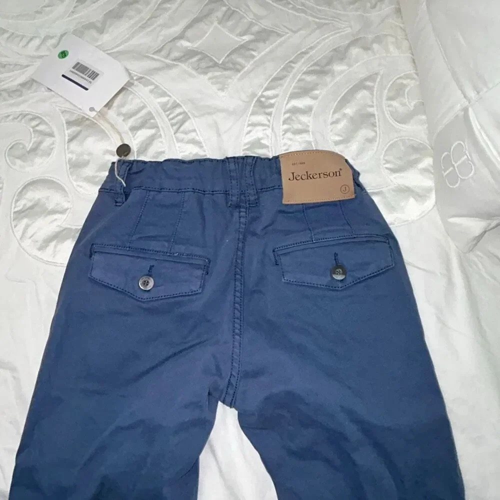 Jeckerson designer boys blue pants sz 10